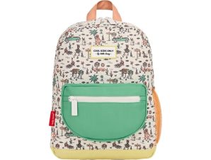 Σακίδιο πλάτης Hello Hossy Jungly Kids Backpack – Beige/Vert Opaline